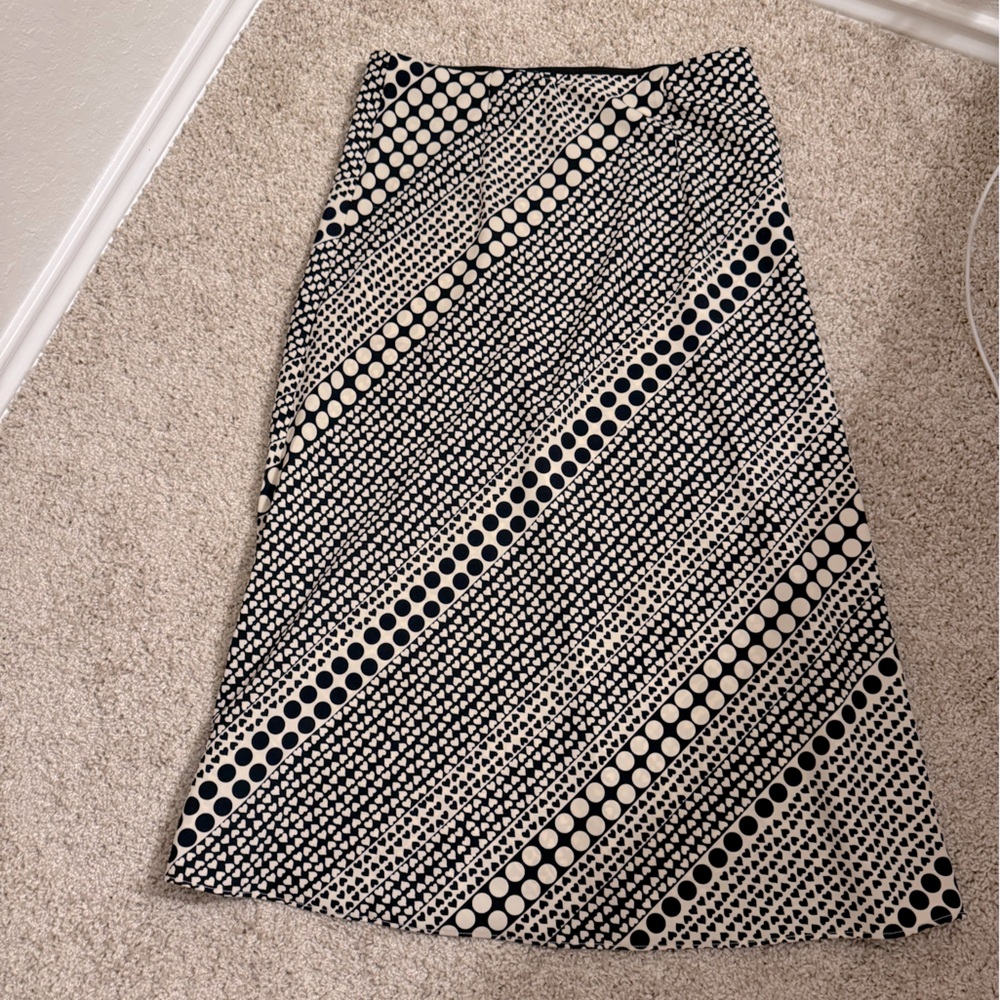 LOFT patterned skirt